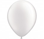 12" Pearl White Latex Balloons